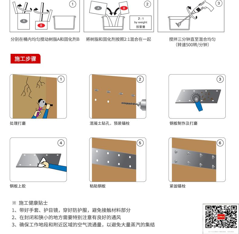 包钢义安粘钢加固施工过程